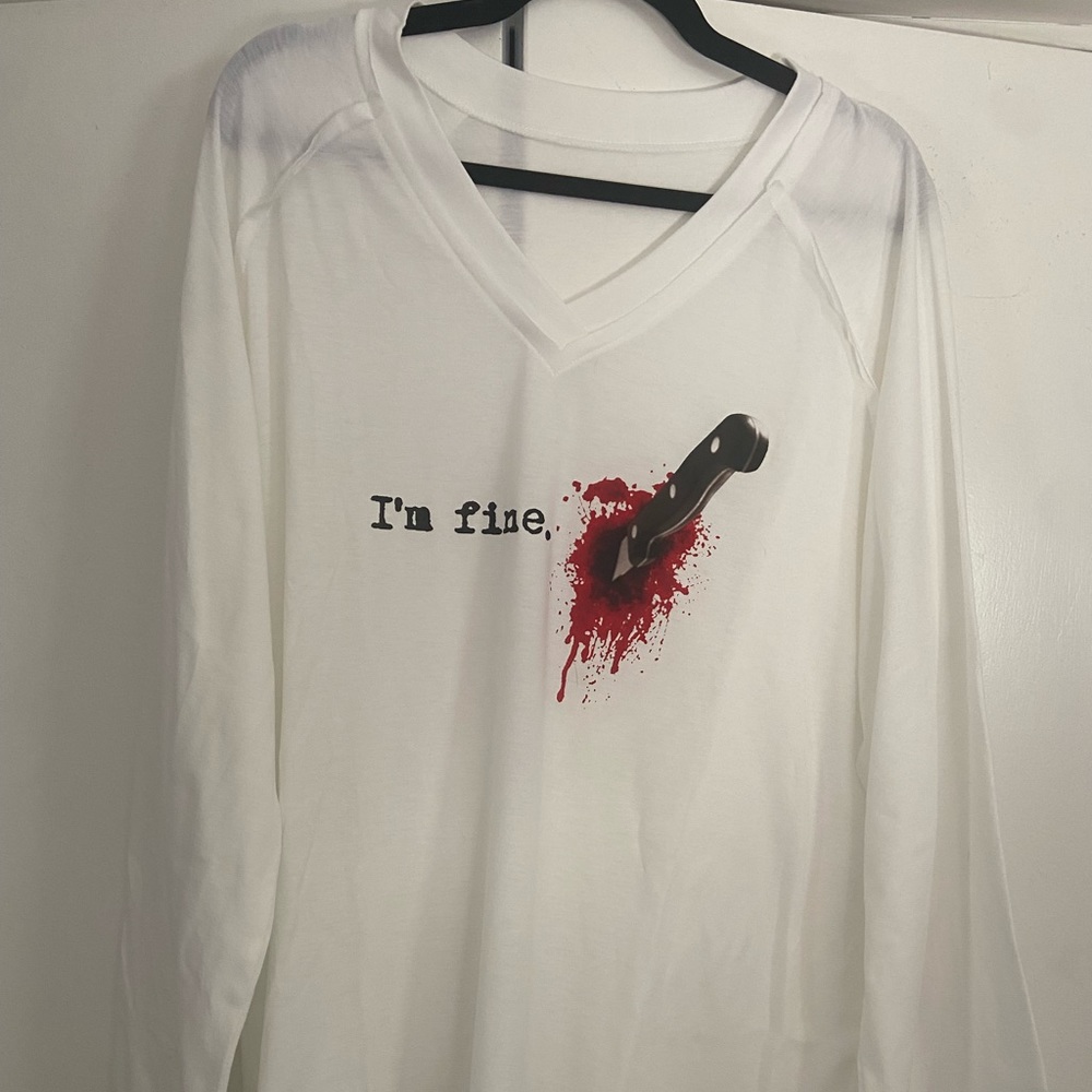 Brand new! Never worn Horror movie Vneck shirt